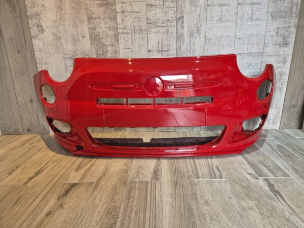 FIAT 500 SPORT 2012 – 2015 BRAND NEW FRONT BUMPER PAINTED PASSODOBLE RED 111A - Image 4