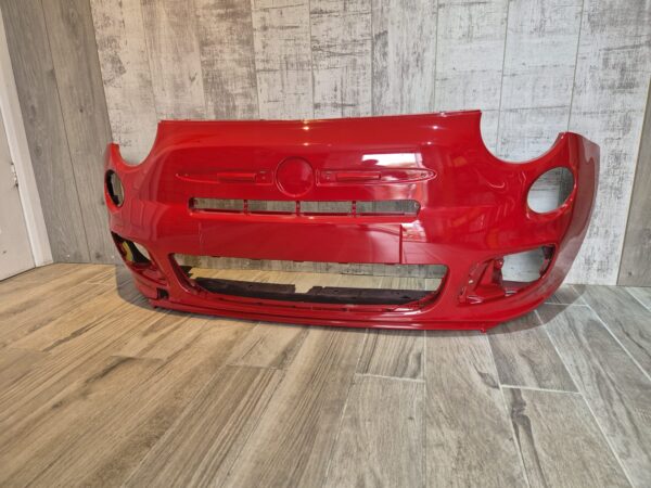 FIAT 500 SPORT 2012 – 2015 BRAND NEW FRONT BUMPER PAINTED PASSODOBLE RED 111A - Image 3