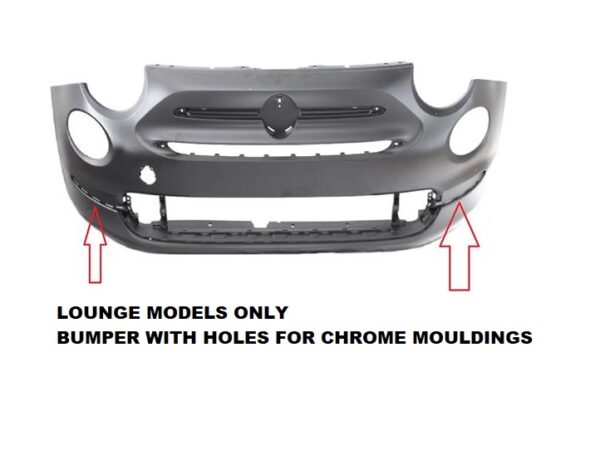 FIAT 500 2015 - 2019 LOUNGE FRONT BUMPER