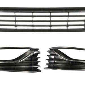 VW POLO 2014-2017 FRONT LOWER CENTRE GRILLS CENTER + NS + OS