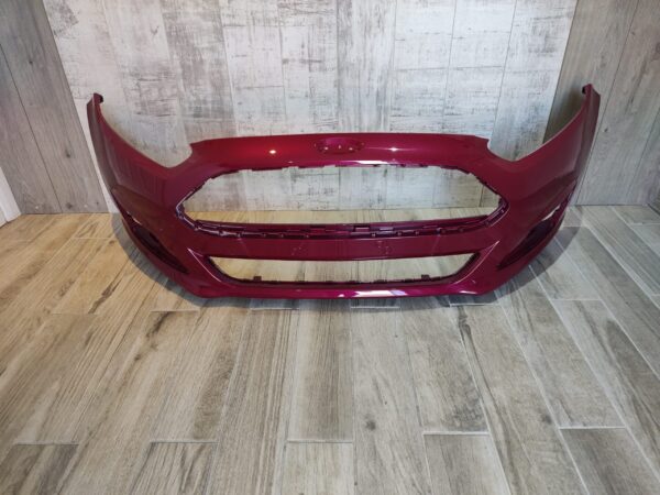 FORD FIESTA 2013-2017 FRONT BUMPER COLOUR HOT MAGNETA (RED) - Image 2
