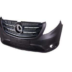 MERCEDES-BENZ VITO 2014- BOX Front Bumper Dark Grey with fog light holes