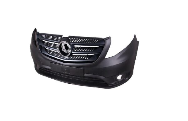 MERCEDES-BENZ VITO 2014- BOX Front Bumper Dark Grey with fog light holes