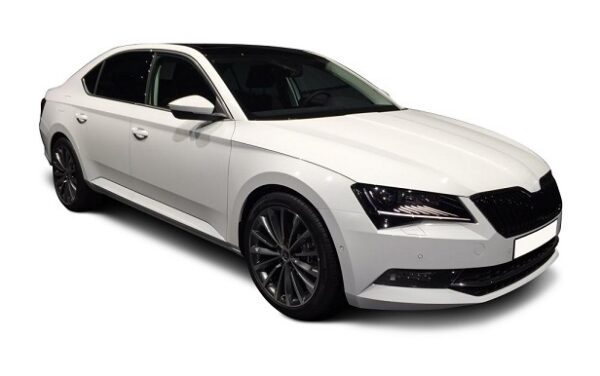 Skoda Superb 2015 2016 2017 Front Grille Painted Black With Active Cruise Control - Image 2