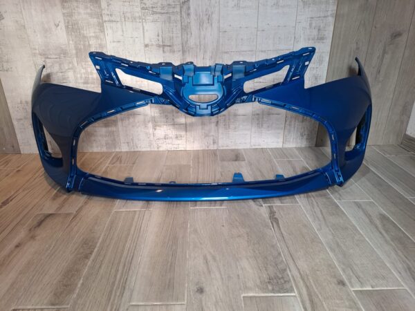TOYOTA YARIS 2014 – 2017 FRONT BUMPER BLUE COLOUR - Image 2