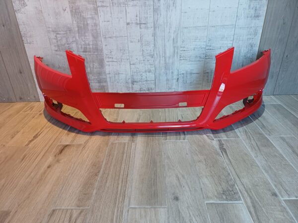 Audi A3 2008 – 2012 Front Bumper Red Colour Not For S LINE - Image 2