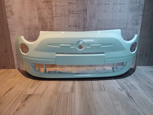 FIAT 500 2007-2015 POP FRONT BUMPER LATTE MENTA COLOUR GREEN - Image 3