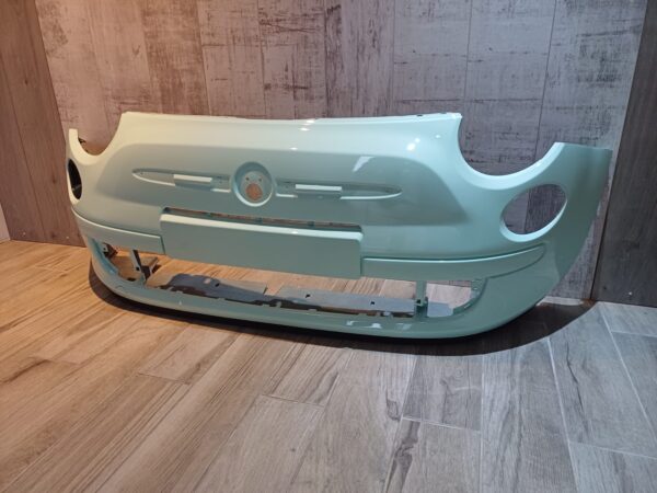 FIAT 500 2007-2015 POP FRONT BUMPER LATTE MENTA COLOUR GREEN - Image 4