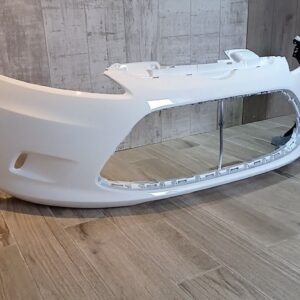 Ford Fiesta 2008 – 2012 Front bumper without fog light holes FROZEN WHITE