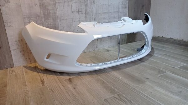 Ford Fiesta 2008 – 2012 Front bumper without fog light holes FROZEN WHITE