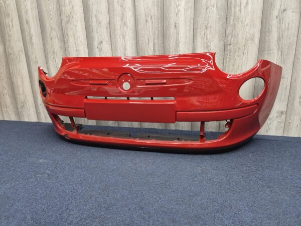 Fiat 500 POP 2007-2015 Front Bumper Red Colour 111A