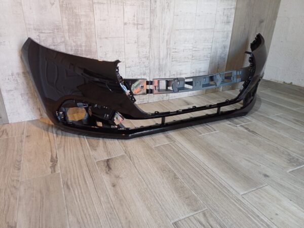 PEUGEOT 208 2015 – 2019 FRONT BUMPER STANDARD MODELS BLACK COLOUR KTV