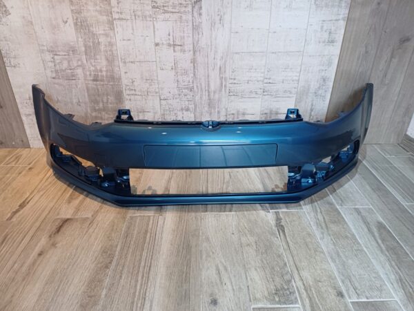 VW POLO 2014-2017 FRONT BUMPER BLUE COLOUR - Image 3