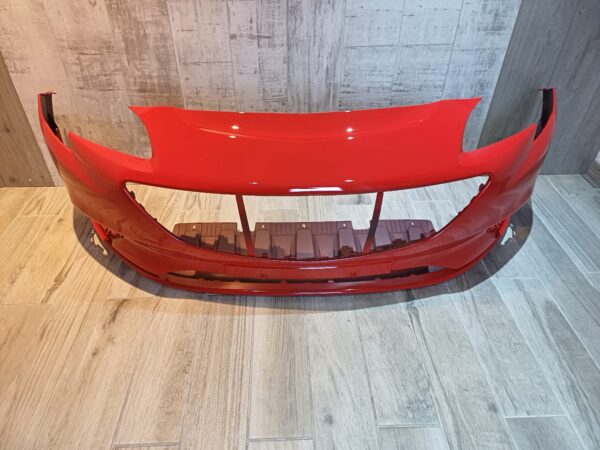 VAUXHALL CORSA E 2015-2019 FRONT BUMPER RED COLOUR 547 - Image 2