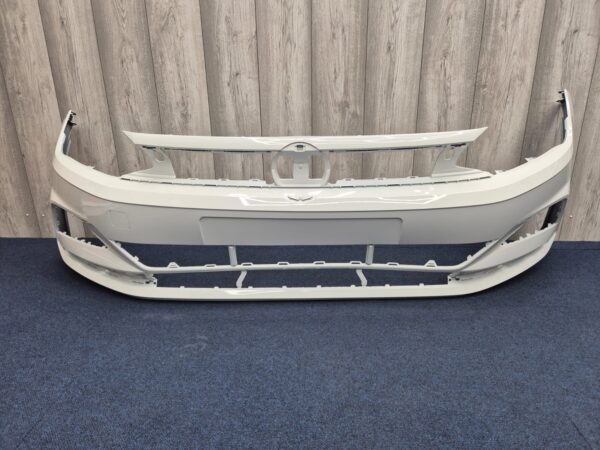 VW POLO 2018-2022 FRONT BUMPER WHITE COLOUR LC9A - Image 2