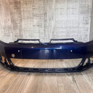 VW GOLF MK6 2009-2013 FRONT BUMPER PARKING SENSOR HOLES / NO TOWING EYE SHADOW BLUE METALLIC COLOUR LD5Q