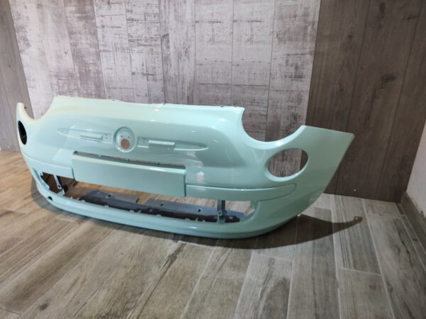 FIAT 500 2007-2015 POP FRONT BUMPER LATTE MENTA COLOUR GREEN - Image 2