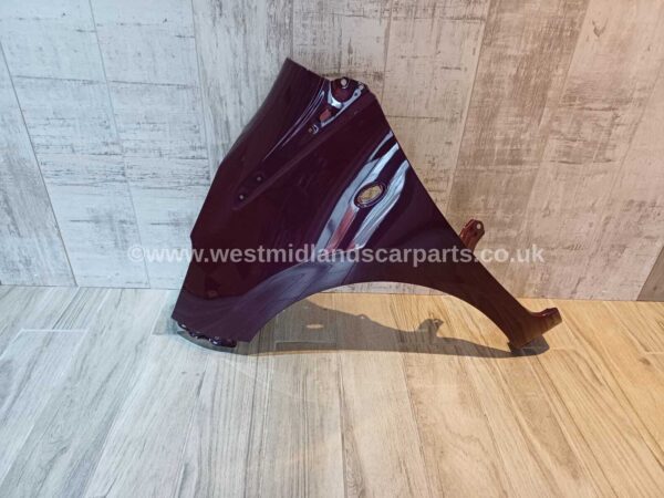 PEUGEOT 108 2015-2023 PASSENGER SIDE WING PANEL PRUPLE RED ELE - Image 4
