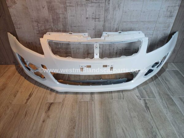 SUZUKI SWIFT 2013 - 2017 FRONT BUMPER PAINTED IN WHITE - Image 4