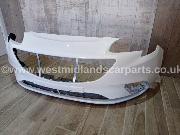 VAUXHALL CORSA E 2015-2020 FRONT BUMPER WHITE COLOUR 474