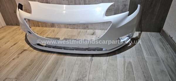 VAUXHALL CORSA E 2015-2020 FRONT BUMPER WHITE COLOUR 474 - Image 4