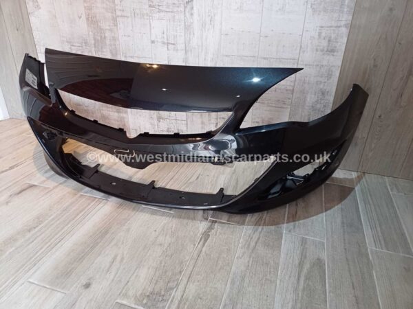 Vauxhall Astra J 2012 - 2015 Brand New Front Bumper Painted in Carbon Flash Z22C - Image 3