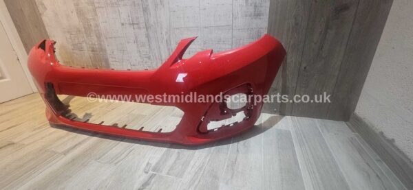 PEUGEOT 108 2014 – 2019 FRONT BUMPER SCARLET RED KJH - Image 2