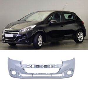 PEUGEOT 208 2015 - 2019 Front Bumper Primed With PDC Holes 1613478980
