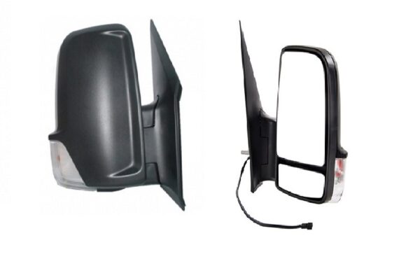 MERCEDES SPRINTER 2006 - 2018 DRIVER WING MIRROR MANUAL SHORT ARM