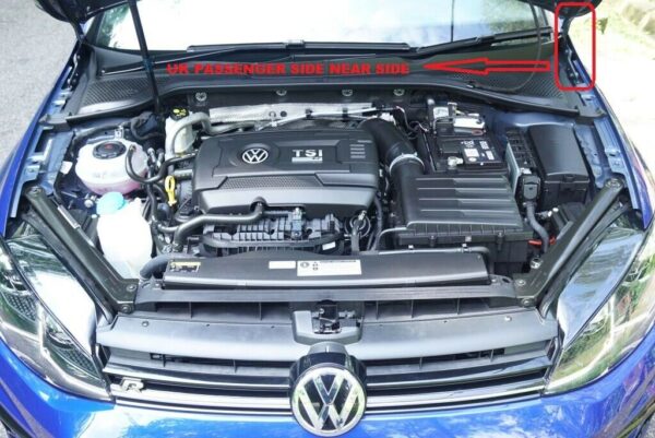 VW GOLF MK7 2014-2019 PASSENGER SIDE BONNET HINGE - Image 2
