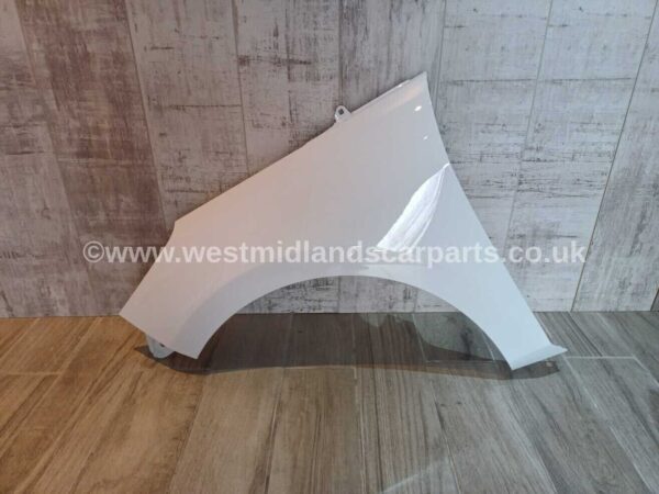 Ford Fiesta 2017 - 2022 Front Left Passenger Side Wing Panel FROZEN WHITE - Image 7