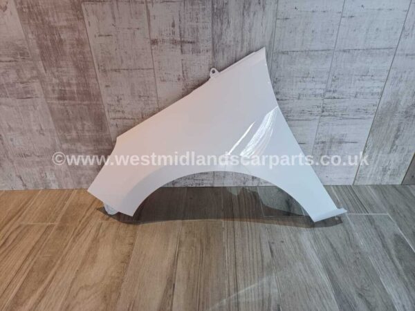 Ford Fiesta 2017 - 2022 Front Left Passenger Side Wing Panel FROZEN WHITE - Image 5