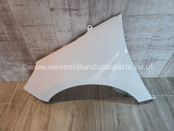 Ford Fiesta 2017 - 2022 Front Left Passenger Side Wing Panel FROZEN WHITE - Image 4