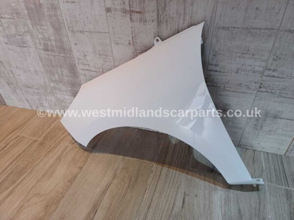 Ford Fiesta 2017 - 2022 Front Left Passenger Side Wing Panel FROZEN WHITE - Image 3