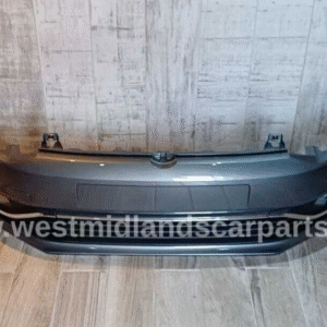 VW Polo 6R 2014 - 2017 Front Bumper with lower grills Painted in LD7R