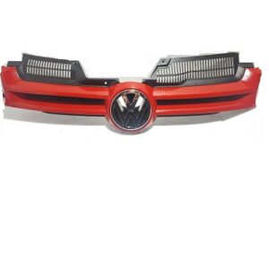 VW GOLF MK5 2004-2008 FRONT GRILLE MAIN CENTRE RED