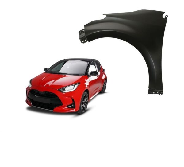TOYOTA YARIS 2020-2024 PASSENGER SIDE WING PANEL RED - Image 2