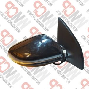 VW GOLF MK6 2009-2013 DRIVER SIDE RIGHT DOOR MIRROR BLACK COLOUR