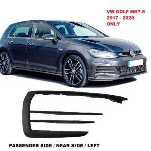 VW GOLF MK7.5 GTI FRONT BUMPER GRILLE LEFT SIDE N/S 5G0853665P9B9