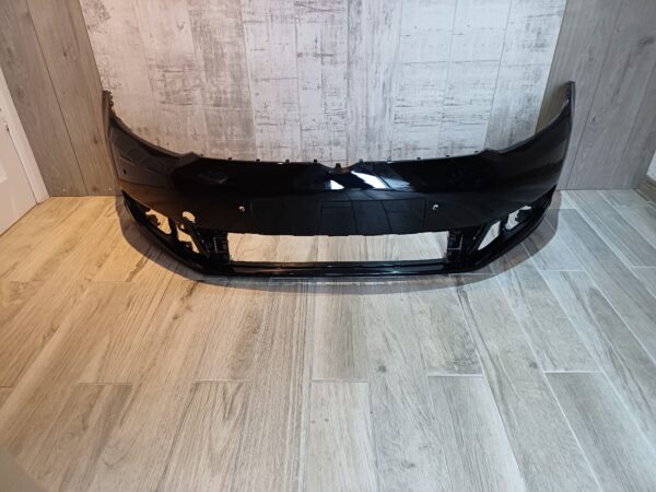 VW TOURAN 2010 - 2015 FRONT BUMPER WITH PDC PAINTED DEEP BLACK LC9X - Image 3