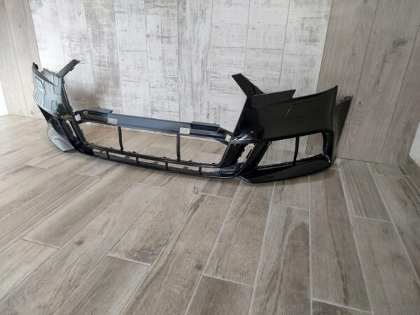 AUDI A3 S3 S LINE 2016-2020 FRONT BUMPER BLACK COLOUR WITH NON ACTIVE HEADLIGHT WASHERS - Image 3
