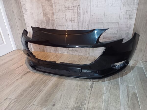VAUXHALL CORSA E 2015-2020 FRONT BUMPER NO PDC OR WASHER HOLES BLACK COLOUR - Image 3