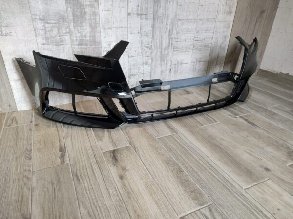 AUDI A3 S3 S LINE 2016-2020 FRONT BUMPER BLACK COLOUR WITH NON ACTIVE HEADLIGHT WASHERS
