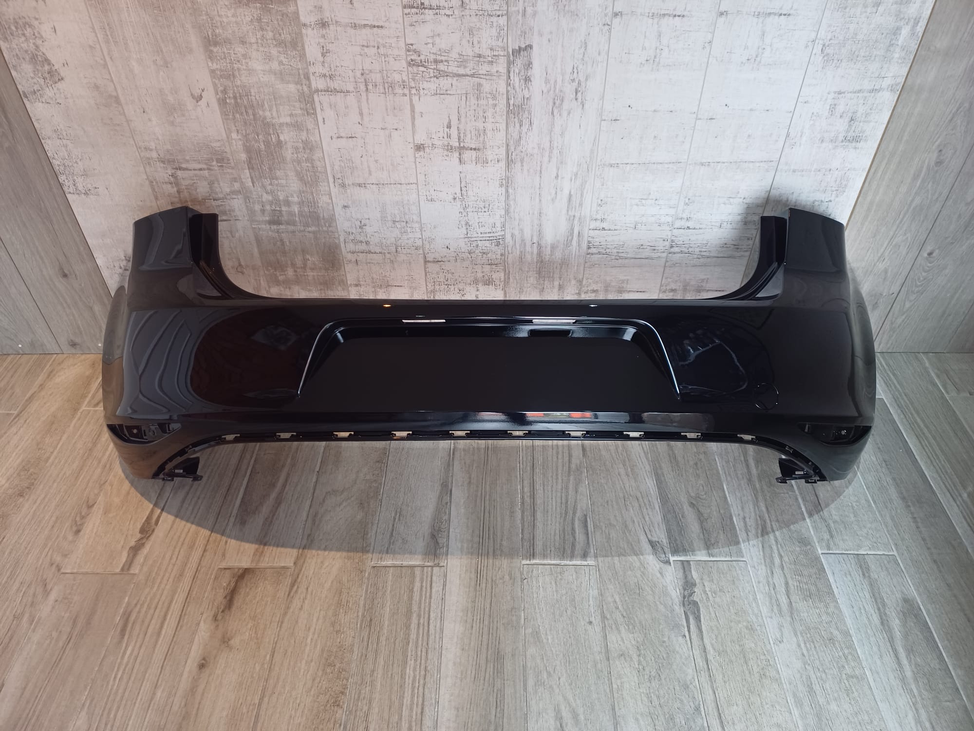 VW GOLF MK7 2013-2017 REAR BUMPER BLACK COLOUR LC9X - Image 4