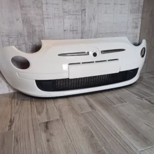 FIAT 500 2007-2015 POP MODEL FRONT BUMPER WITH GRILLS WHITE COLOUR