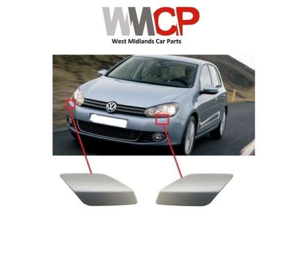VW GOLF MK6 2009-2013 FRONT HEADLIGHT WASHER CAP