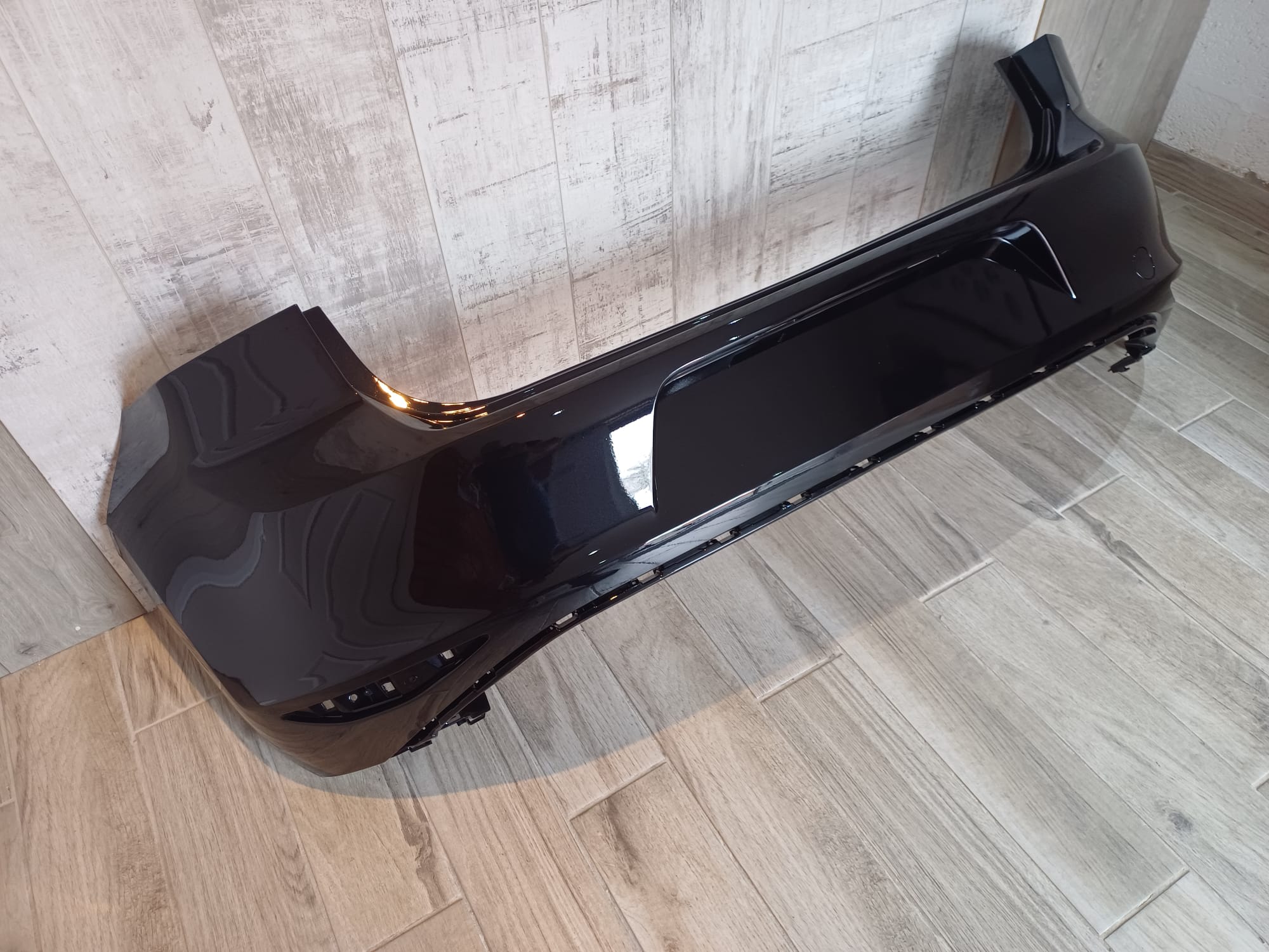 VW GOLF MK7 2013-2017 REAR BUMPER BLACK COLOUR LC9X - Image 3