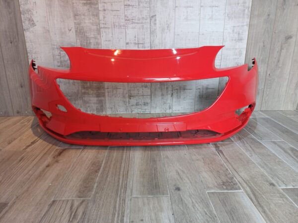 VAUXHALL CORSA E 2015-2019 FRONT BUMPER RED COLOUR 50S - Image 3