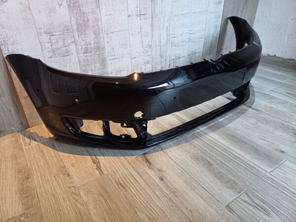 VW TOURAN 2010 - 2015 FRONT BUMPER WITH PDC PAINTED DEEP BLACK LC9X