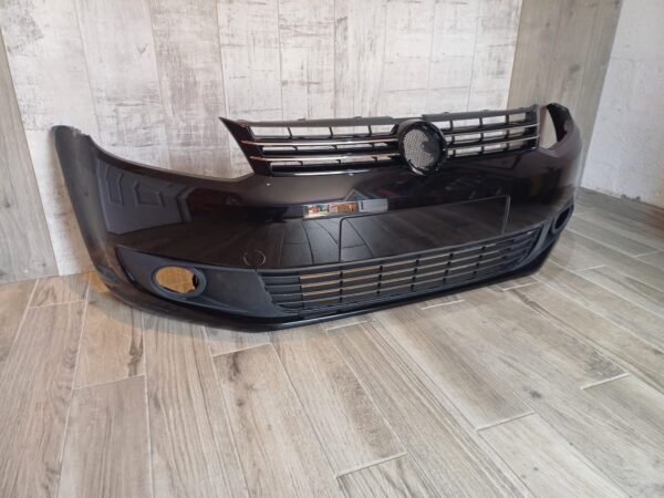 VOLKSWAGEN VW CADDY 2010-2015 LC9X BLACK COLOUR FRONT BUMPER + All GRILLES